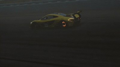 Yellow Race Car Number 51 GIF