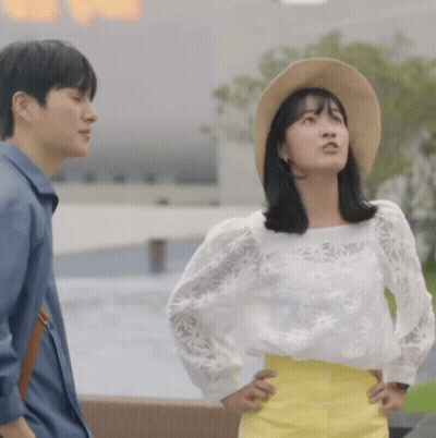 Yellow Robot With Beard And Mustache Says Yes GIF