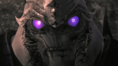 Yellow Robot With Horns Saying Hub GIF