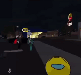 Yellow Running Twerking Among Us Meme GIF