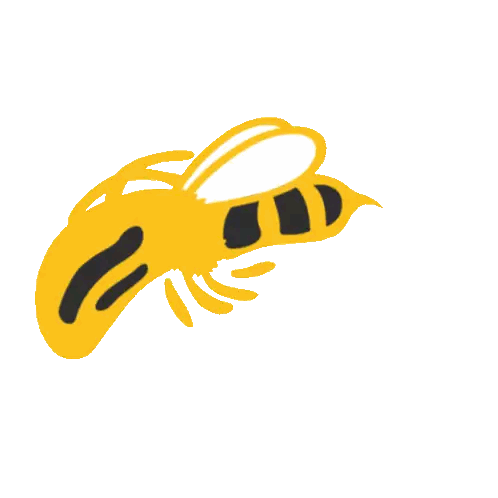 Yellow Scorpion With Black Spots Sticker