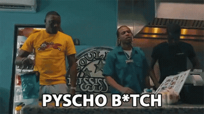 Yellow Shirt To Blue Shirt: Pyscho B * Tch GIF