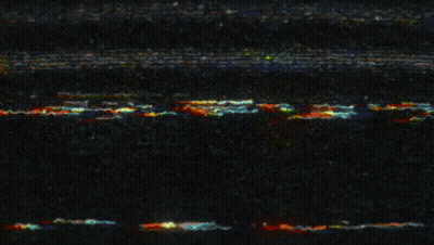 Yellow Sign Saying Marvel On Dark Background GIF