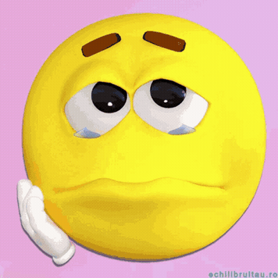 Yellow Smiley Crying GIF