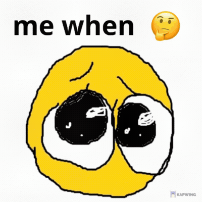 Yellow Smiley Crying Saying Me When GIF