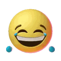 Yellow Smiley Crying Sticker