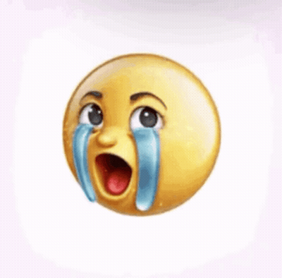 Yellow Smiley Crying With Wand GIF