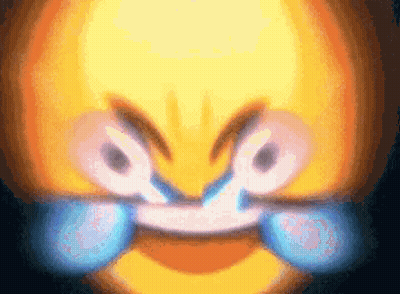 Yellow Smiley Face Crying GIF