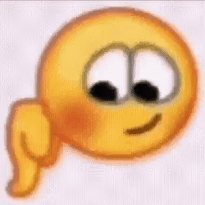 Yellow Smiley Face Giving Thumbs Up GIF