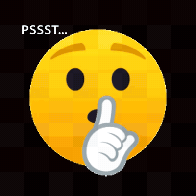 Yellow Smiley Face Pssst GIF