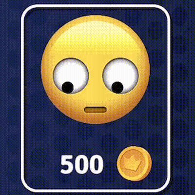 Yellow Smiley Face With 500 Coin GIF