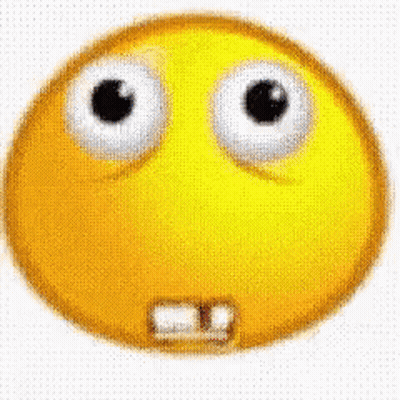 Yellow Smiley Face With Big Eyes GIF