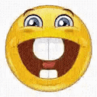 Yellow Smiley Face With Big Smile GIF
