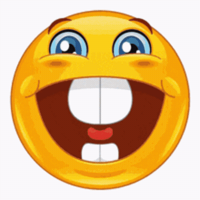 Yellow Smiley Face With Big Smile GIF