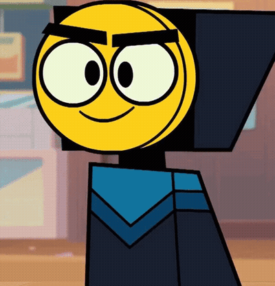 Yellow Smiley Face With Black Eyes GIF