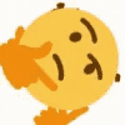 Yellow Smiley Face With Hand Pointing GIF