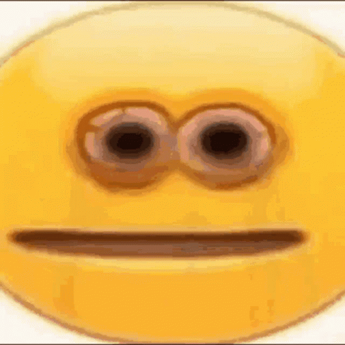 Yellow Smiley Face With Slight Smirk GIF