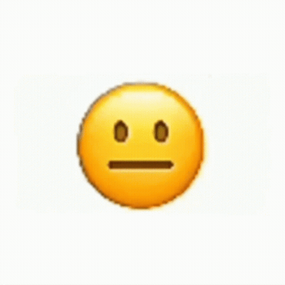 Yellow Smiley Face With Smirk GIF