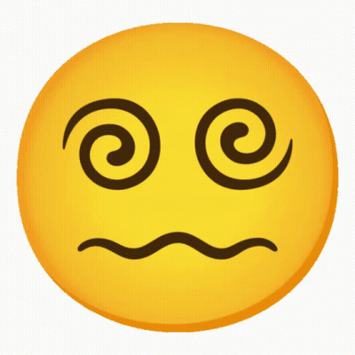 Yellow Smiley Face with Swirl Eyes