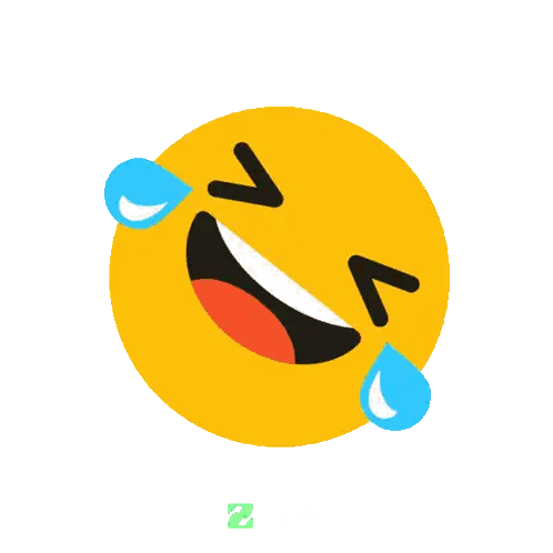 Yellow Smiley Face With Tears Sticker