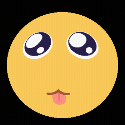 Yellow Smiley Face With Tongue Out GIF