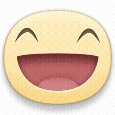 Yellow Smiley Laughing GIF