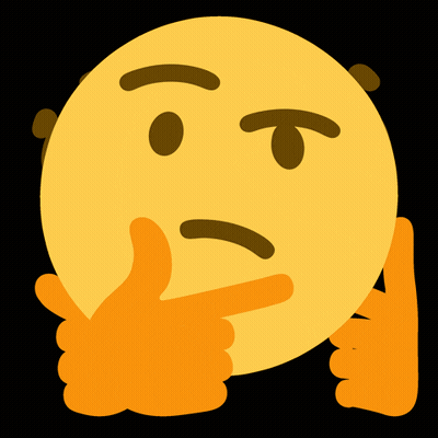 Yellow Smiley Thinking GIF