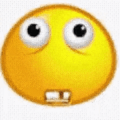 Yellow Smiley With Big Eyes And Teeth GIF