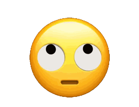 Yellow Smiley With Closed Eyes And Black Mouth Sticker