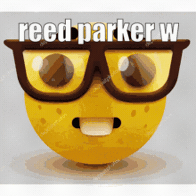 Yellow Smiley With Glasses Reed Parker GIF