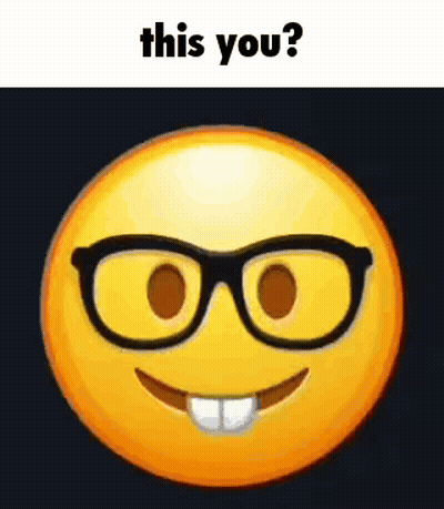 Yellow Smiley With Glasses This You? GIF