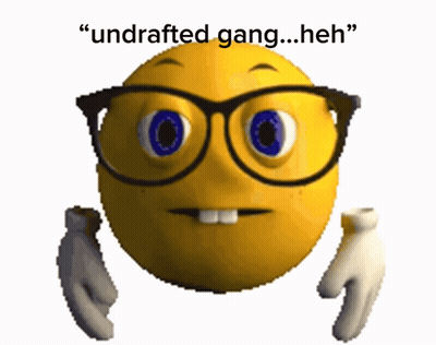 Yellow Smiley With Glasses Undrafted Gang Heh GIF