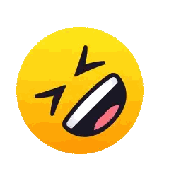 Yellow Smiley With Open Mouth Sticker