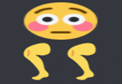 Yellow Smiley With Pink Cheek And Broken Leg GIF
