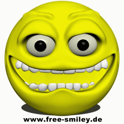 Yellow Smiley With White Teeth And Website GIF