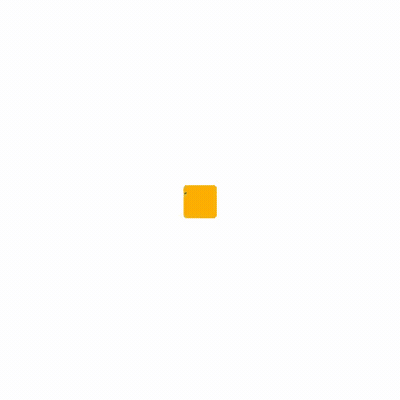 Yellow Square With Green Circle And OS GIF
