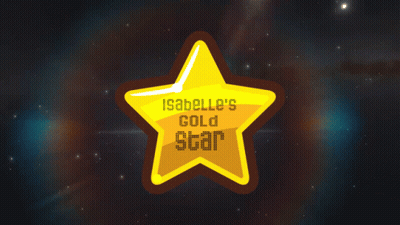Yellow Star Isabelle's Gold Star GIF