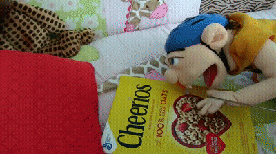 Yellow Star With Black Eyes And Brown Mouth GIF