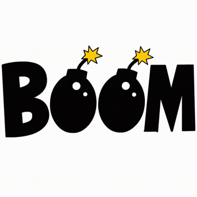 Yellow Star With Black Outline And Letter M Behind GIF