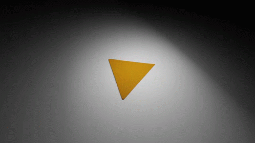 Yellow Triangle Shadow GIF