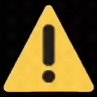 Yellow Triangle With Exclamation Point GIF