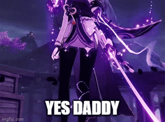 Yes Daddy Raiden Shogun Powers GIF