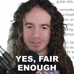 Yes Fair Enough Bradley Hall GIF