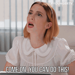 Yes Girl Lauren Heller GIF