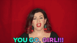 Yes Girl Woman With Short Hair GIF
