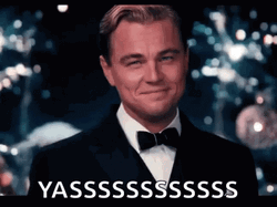 Yes Leonardo DiCaprio Cheers Meme GIF