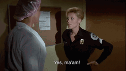 Yes Ma'am Police Academy GIF