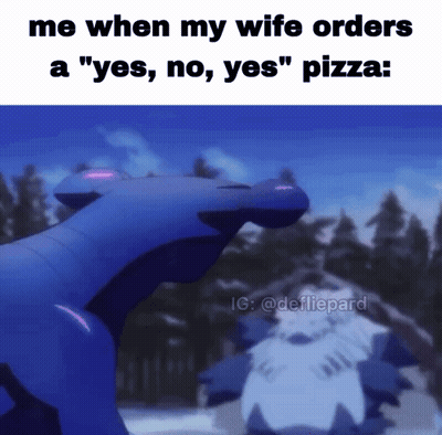 Yes No Yes Pizza Meme GIF