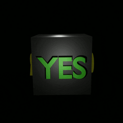 Yes Or No Black Box Spinning GIF