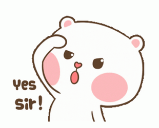 Yes Sir Milk And Mocha Salutes GIF